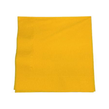テーブルナプキン　4折 2プライ 325×325mm　レモン 3,000枚　※北海道・沖縄・離島 送料別途 ※個人宅配送不可