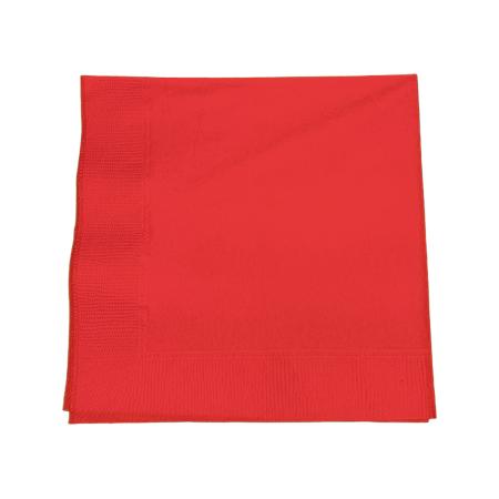 テーブルナプキン　4折 2プライ 325×325mm　イタリアンレッド 3,000枚　※北海道・沖縄・離島 送料別途 ※個人宅配送不可
