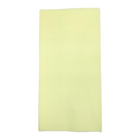 ひざ掛けナプキン　8折 2プライ 445×445mm　イエロー 2,000枚　※北海道・沖縄・離島 送料別途 ※個人宅配送不可