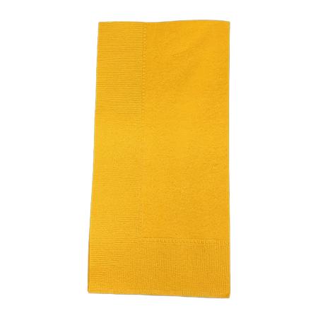 ひざ掛けナプキン　8折 2プライ 445×445mm　オレンジ 2,000枚　※北海道・沖縄・離島 送料別途 ※個人宅配送不可