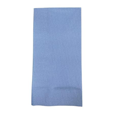 ひざ掛けナプキン　8折 2プライ 445×445mm　ダークブルー 2,000枚　※北海道・沖縄・離島 送料別途 ※個人宅配送不可