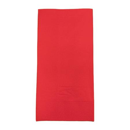 ひざ掛けナプキン　8折 2プライ 445×445mm　イタリアンレッド 2,000枚　※北海道・沖縄・離島 送料別途 ※個人宅配送不可