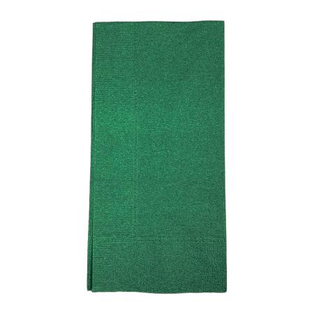 ひざ掛けナプキン　8折 2プライ 445×445mm　イタリアングリーン 2,000枚　※北海道・沖縄・離島 送料別途 ※個人宅配送不可