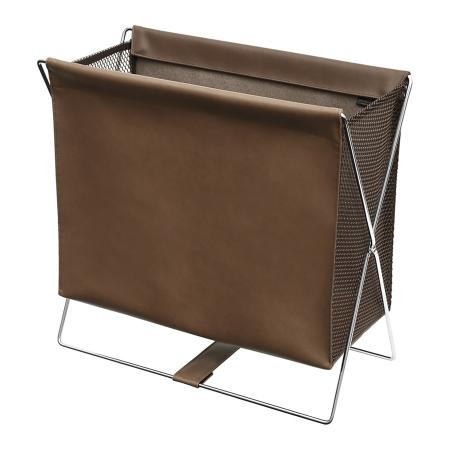 サイドワゴン　Mサイズ・ブラウン　合皮×メッシュ　R-355　4990630355099　サキ(SAKI COLLECTION)