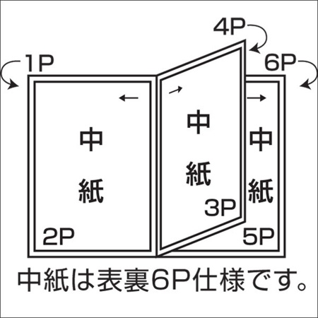 LTA-46｜クリアメニューブック A4・中綴じ6ページ LTA-46 合皮クリア