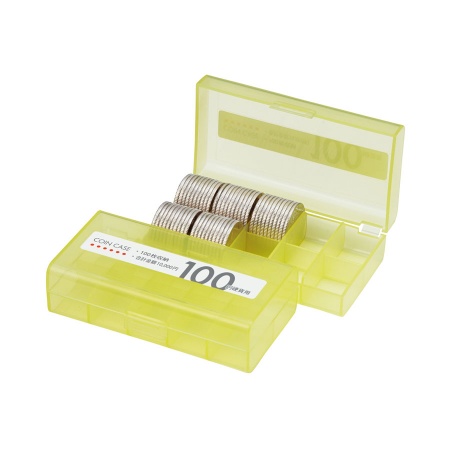 コインケース　100円硬貨用　100枚収納　M-100W　オープン工業