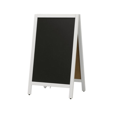 A型看板(両面)　W500×H850mm　チョーク用　ABS-76WC A型スタンド えいむ(Aim)　メーカー直送品